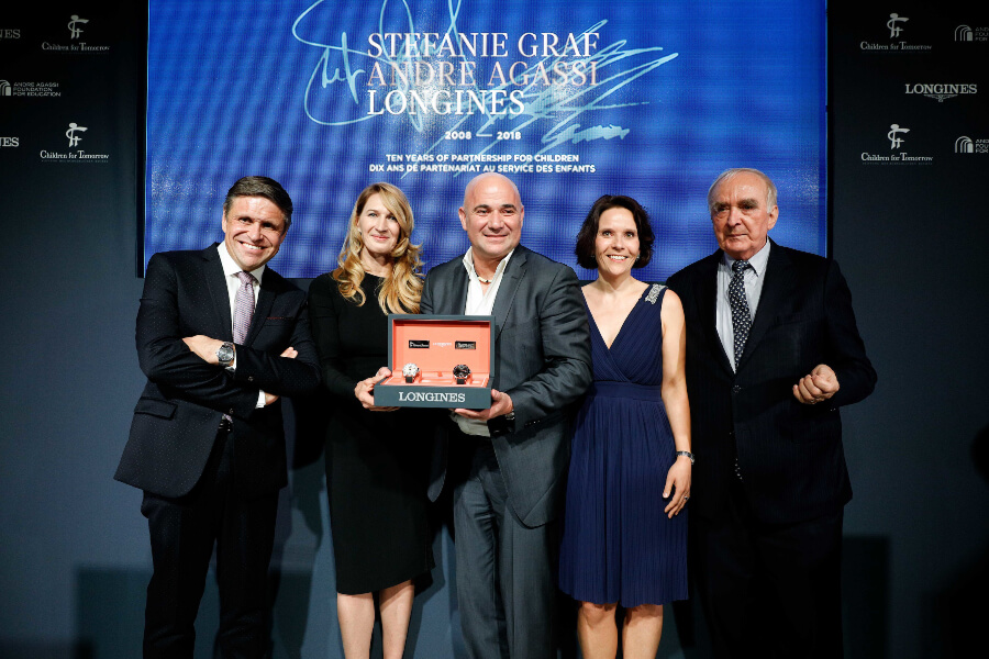 Longines Stefanie Graf and Andre Agassi