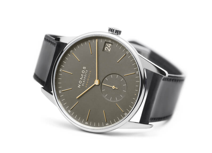 Nomos Orion Neomatik 41 Date Olive Gold