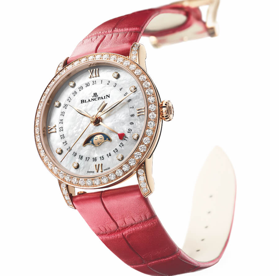 The New Blancpain Villeret Collection Quantième Phases de Lune Saint-Valentin 2019