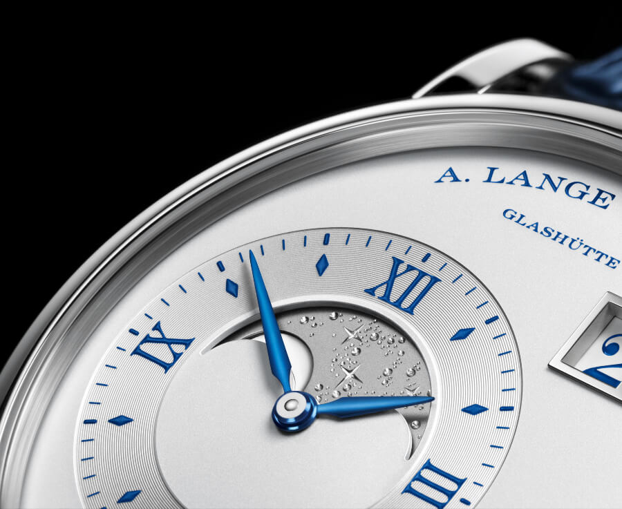 A. Lange & Sohne Grand Lange 1 Moon Phase “25th Anniversary” Dial