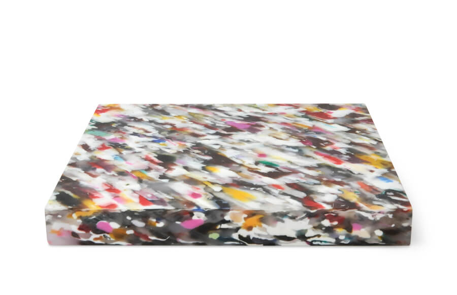 Recycled plastic panel
