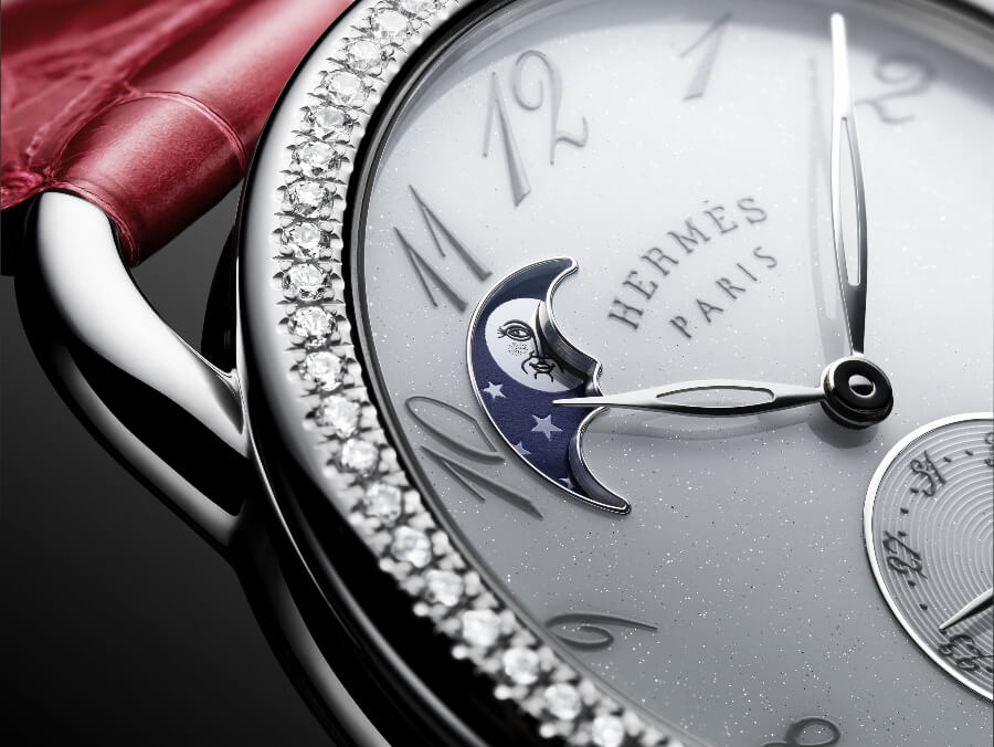 Hermes Arceau Petite Lune Diamonds