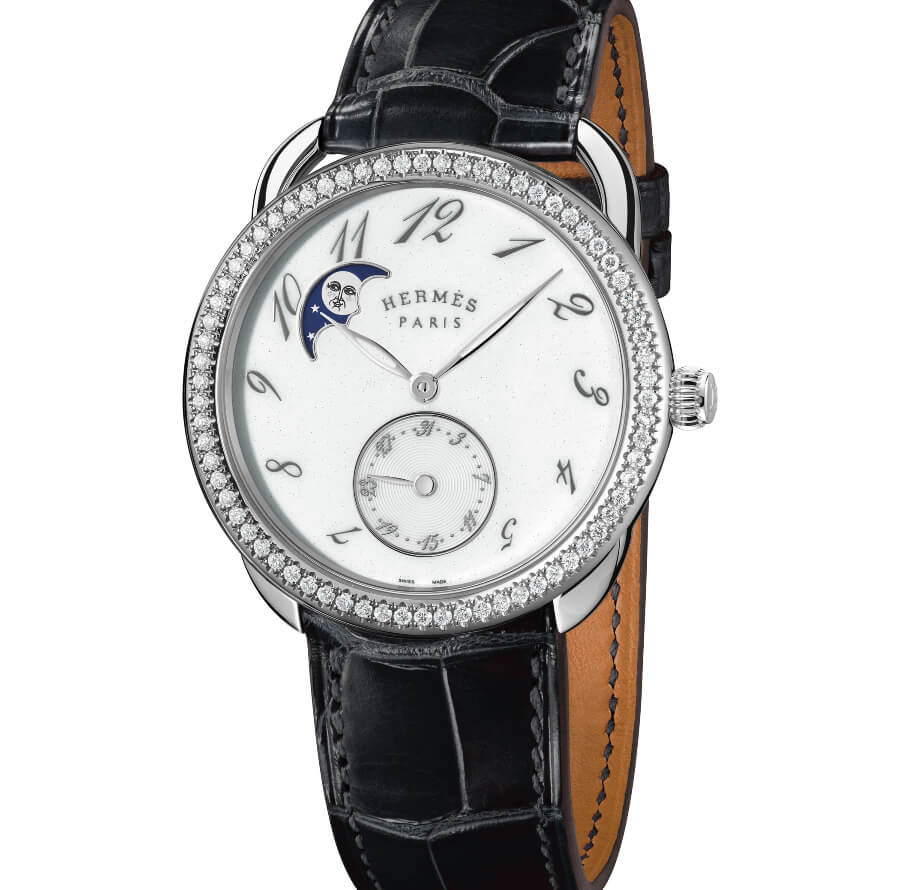 Hermes Arceau Petite Lune Ladies Watch