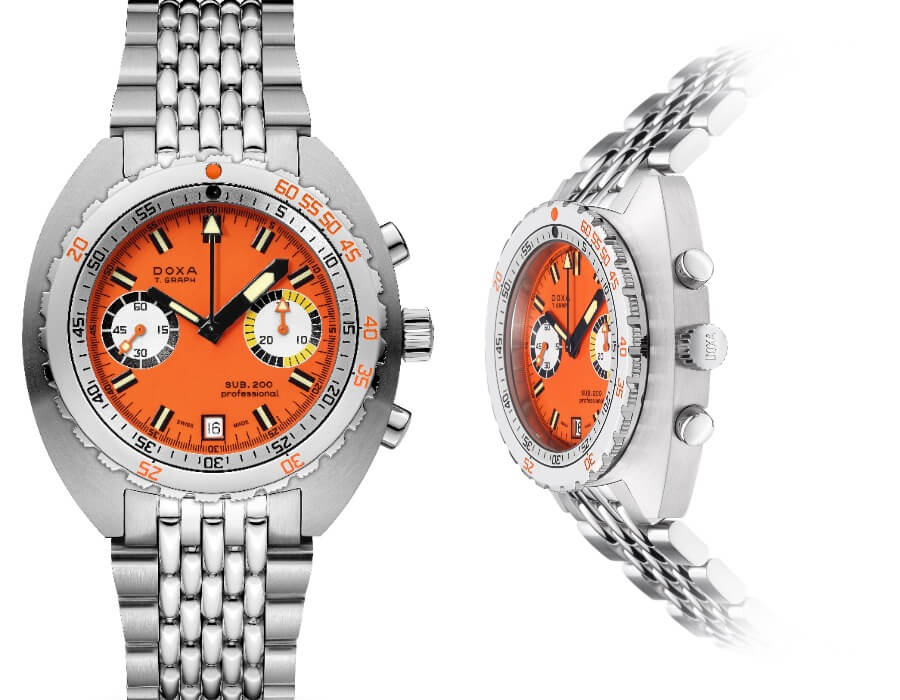 The New Doxa Sub 200 T.Graph in Stainless Steel 