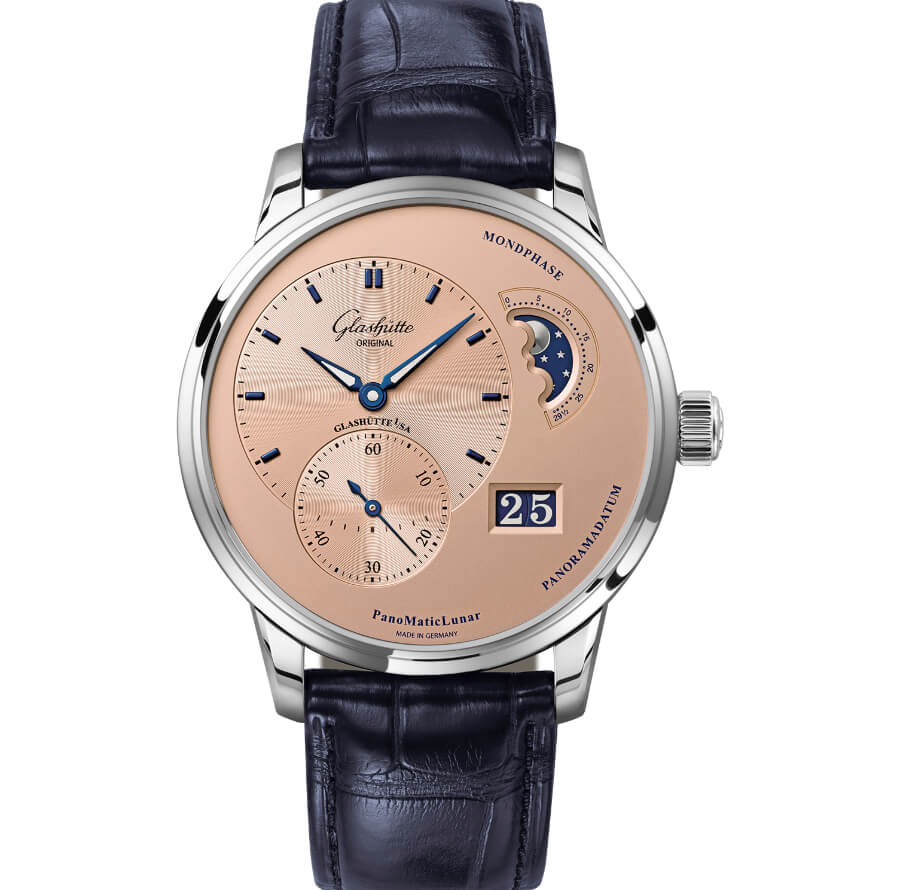 Glashütte Original PanoMaticLunar Rose Opaline