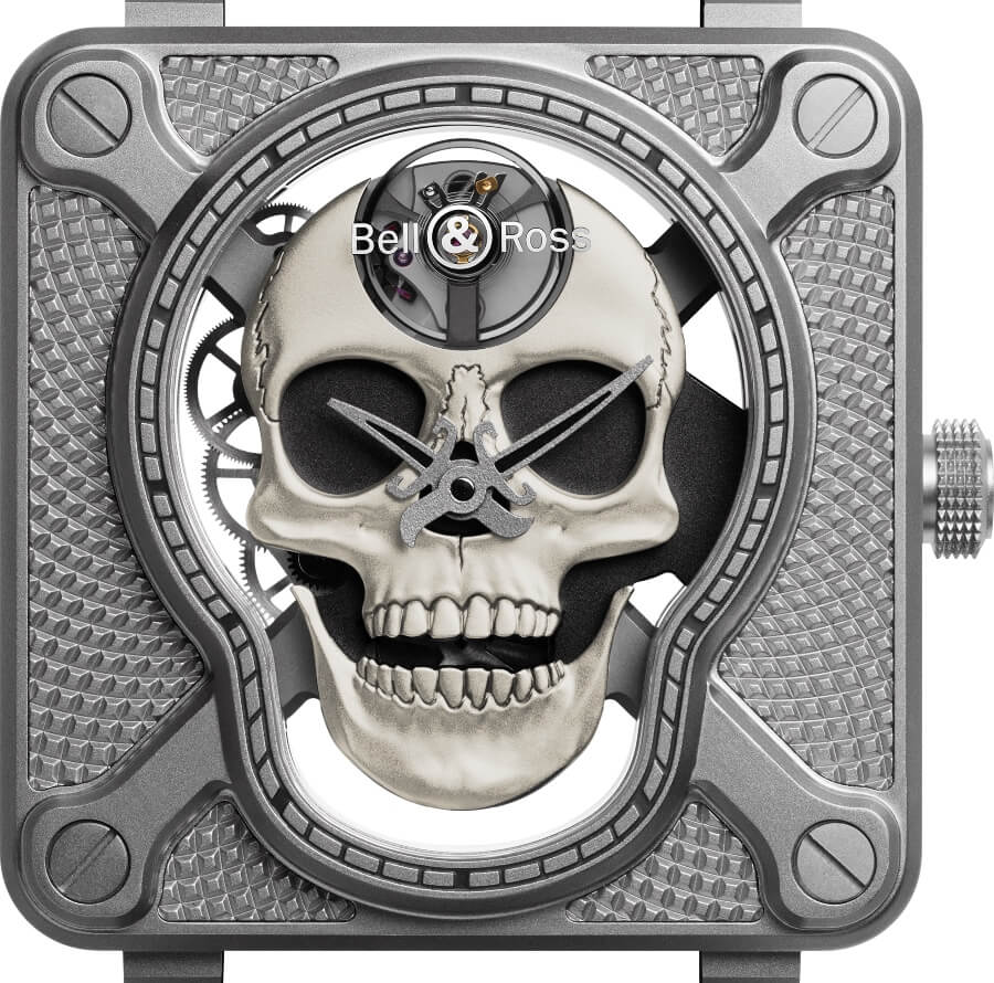 The New Bell & Ross BR01 Laughing Skull White