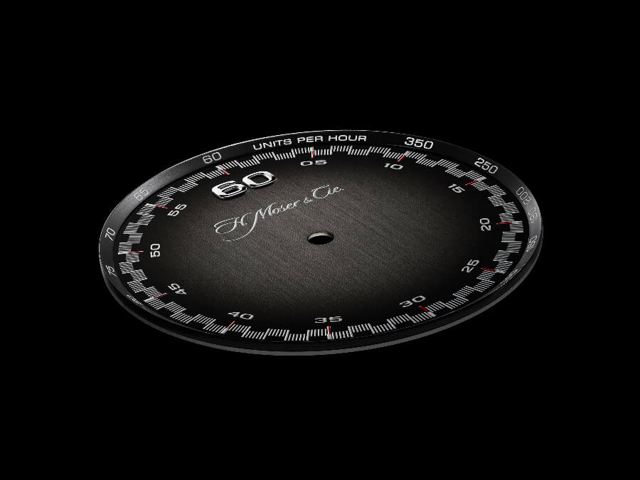 H. Moser & Cie. Streamliner Flyback Chronograph Automatic Dial