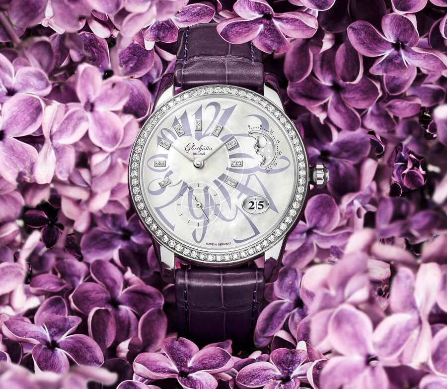 Glashutte Diamond Women Watch