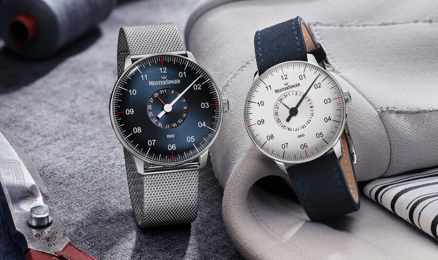 MeisterSinger Neo Pointer Date and MeisterSinger Neo Plus Pointer Date