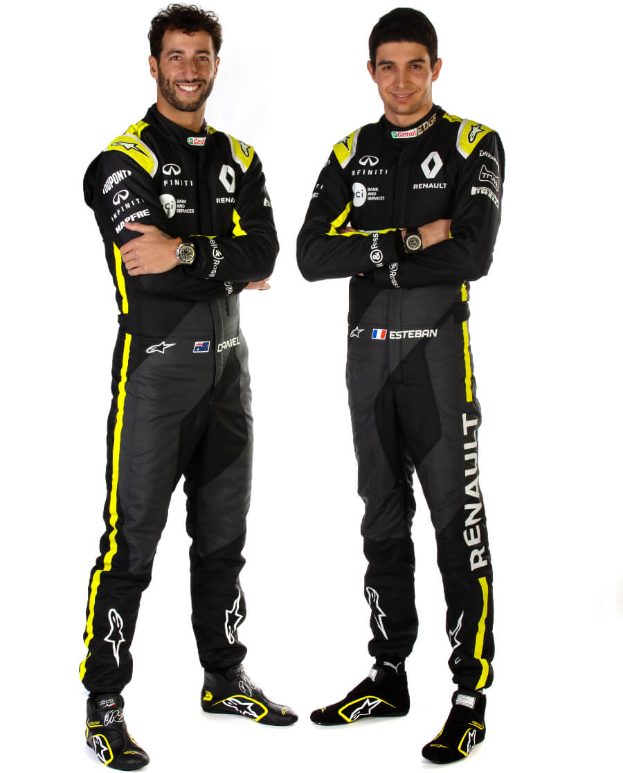 Daniel RICCIARDO and Esteban OCON Renault
