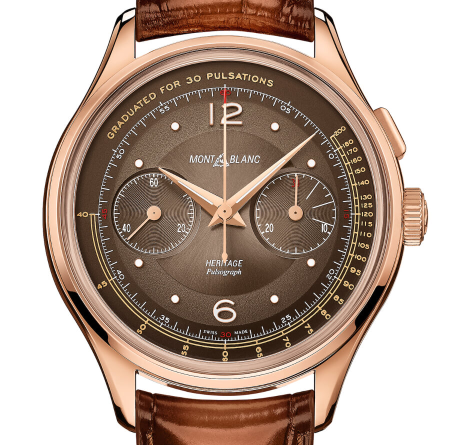 The New Montblanc Heritage Manufacture Pulsograph Limited Edition 100 pieces
