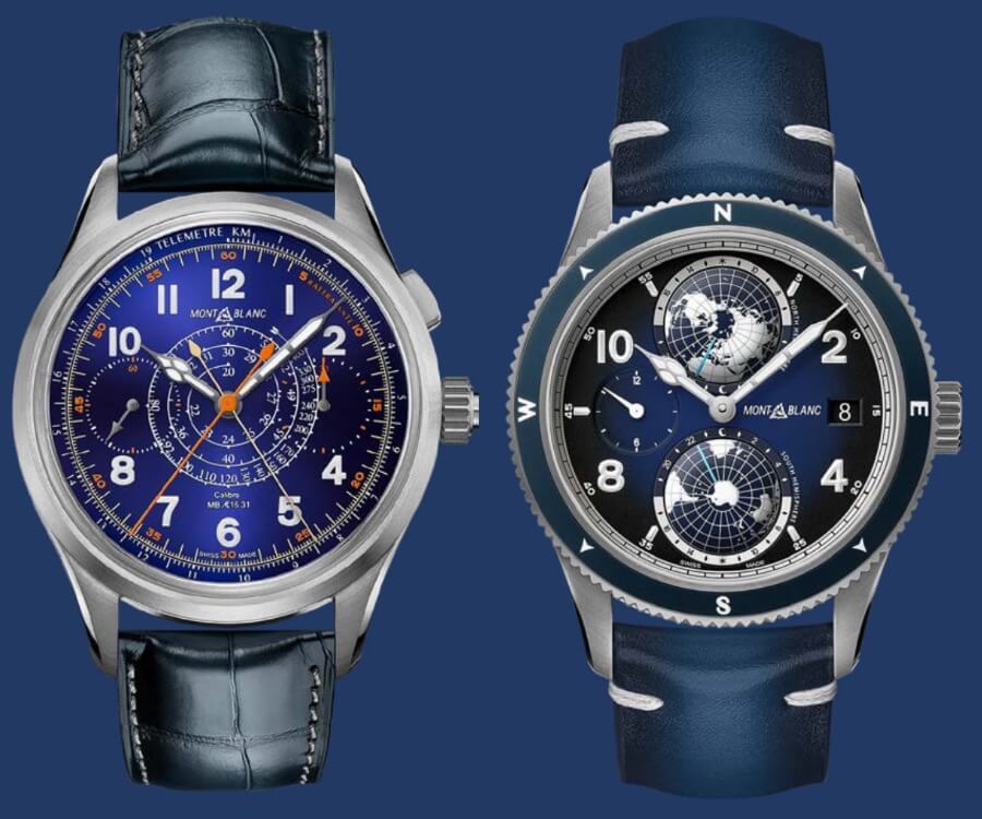 Montblanc 1858 Split Second Chronograph Limited Edition 100 and Montblanc 1858 Geosphere