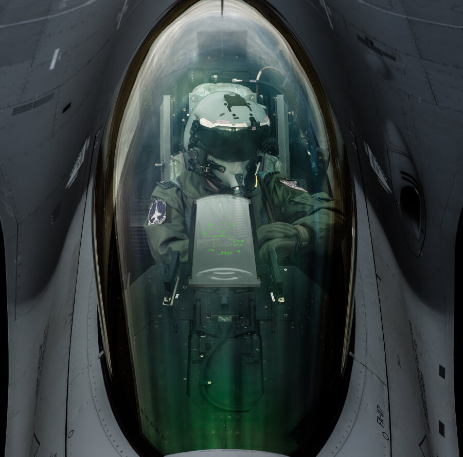 Head Up Display Of an Airplane