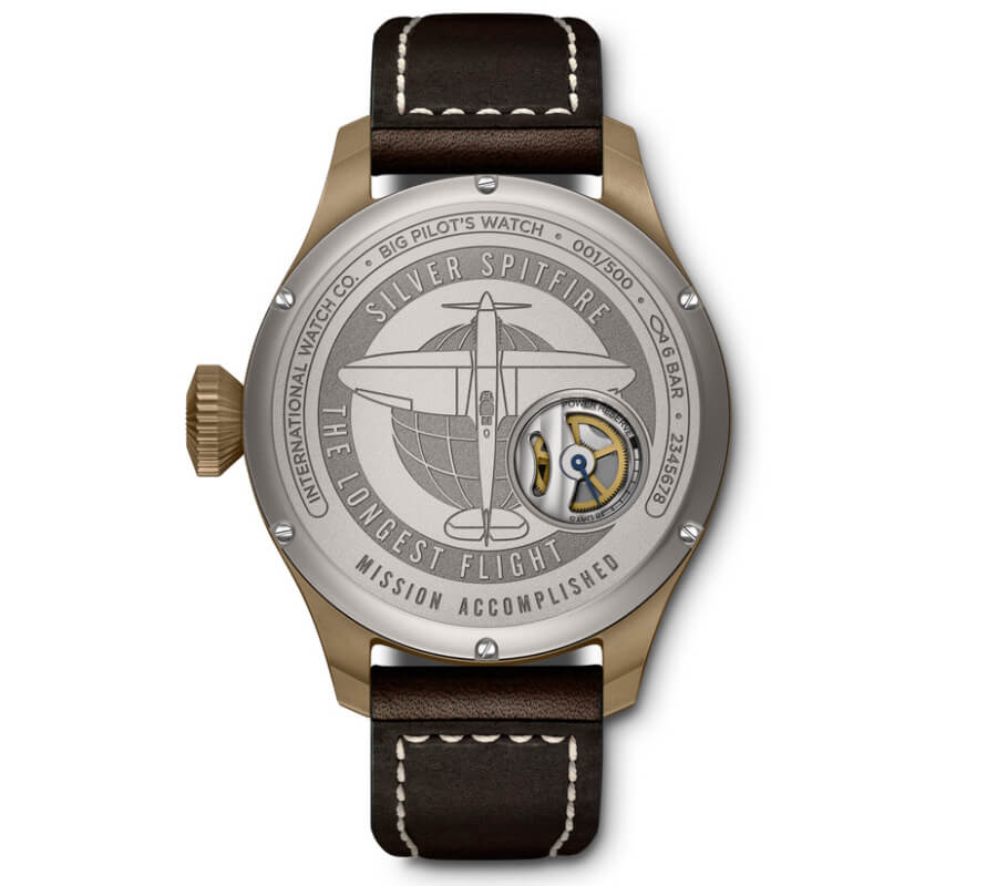IWC Big Pilot’s Watch Big Date Spitfire Edition “Mission Accomplished” Case Back