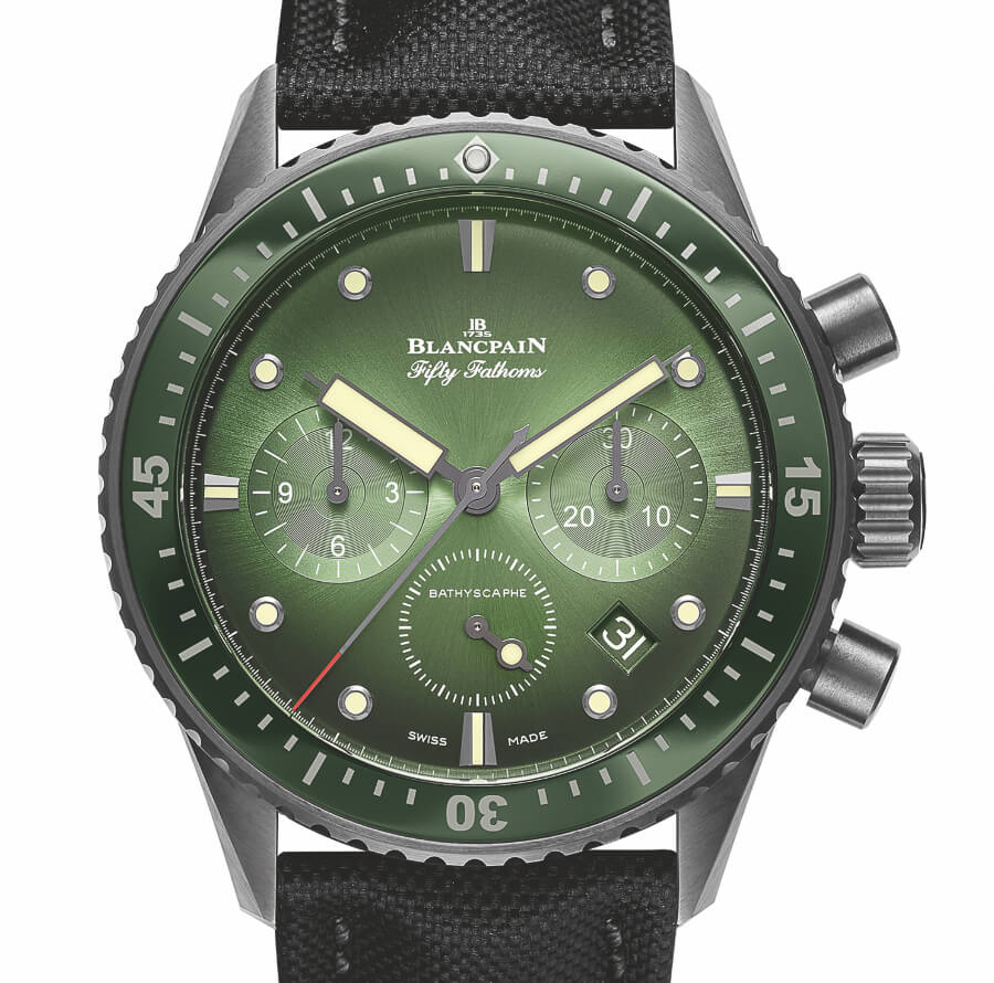 Dive Watch With green dial and bezel