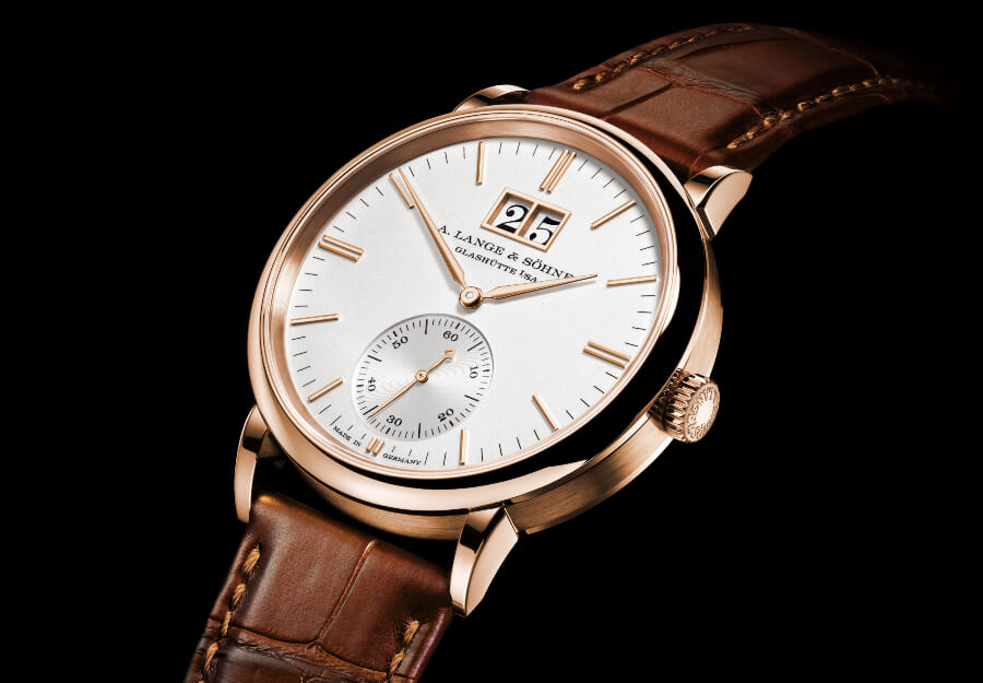The New A. Lange & Söhne Saxonia Outsize Date Argenté-Coloured Dial