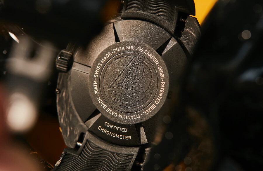 Doxa SUB 300 Carbon COSC Case Back