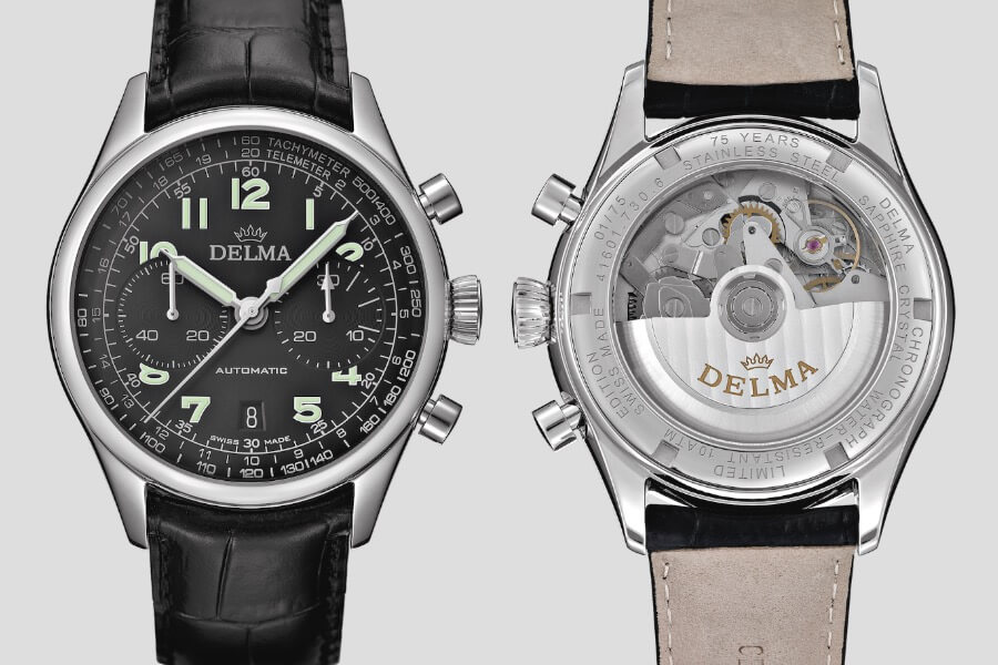 The New Delma Heritage Chronograph LE