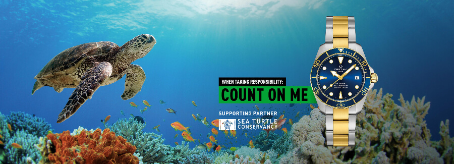 The New Certina DS Action Diver Sea Turtle Conservancy Ref. C032.807.22.041.10